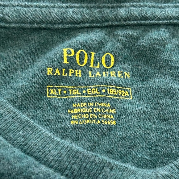 Polo Ralph Lauren Men’s XLT V-Neck Tee-Shirt - Picture 4 of 7